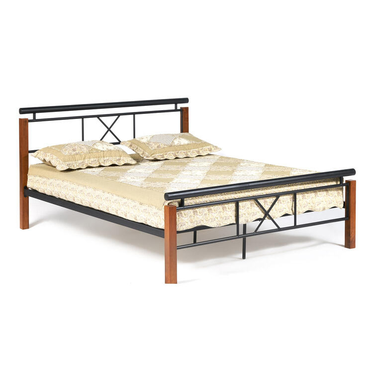 Двуспальная кровать EUNIS (AT-9220) Wood slat base (14025) в Геленджике