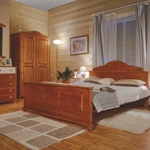 Деревянная кровать Гармония в Геленджике
