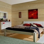 Деревянная кровать Рондо 2 в Геленджике