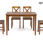 Обеденный комплект эконом Хадсон (стол + 4 стула) в Геленджике