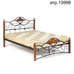  Двуспальная кровать CANZONA Wood slat base в Геленджике